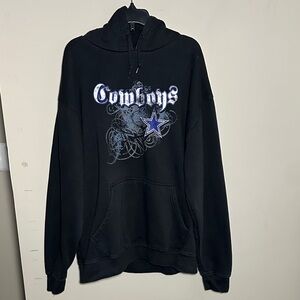 Dallas Cowboys authentic apparel black NFL Hoodie